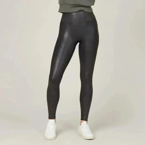 Spanx Faux Leather Leggings - Picture 1 of 9